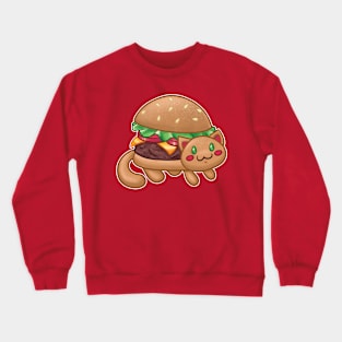 Burger Cat (Catfood Series) Crewneck Sweatshirt